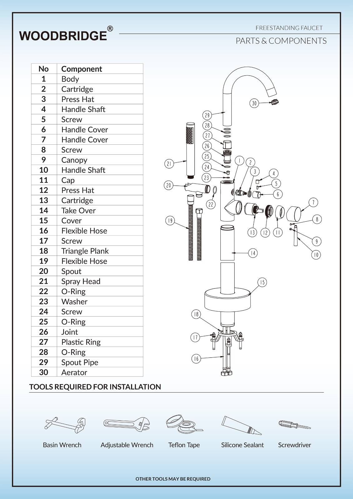  WOODBRIDGE F0001BNRD Contemporary Single Handle Floor Mount Freestanding Tub Filler Faucet with Hand shower in Brushed Nickel Finish._11098