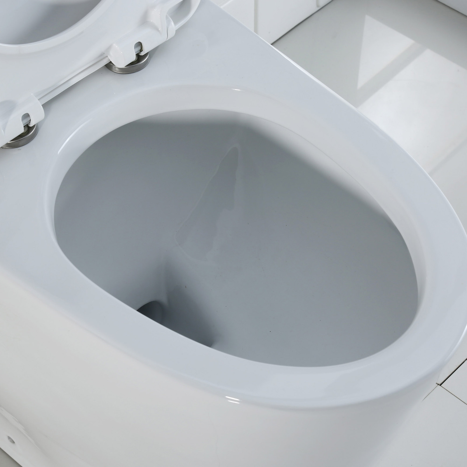  WOODBRIDGE  One Piece Dual Flush 1.0/1.6 Gpf,with Soft Closing Seat, White, Elongated Toilet, B0910/T-0035, Convenient 20