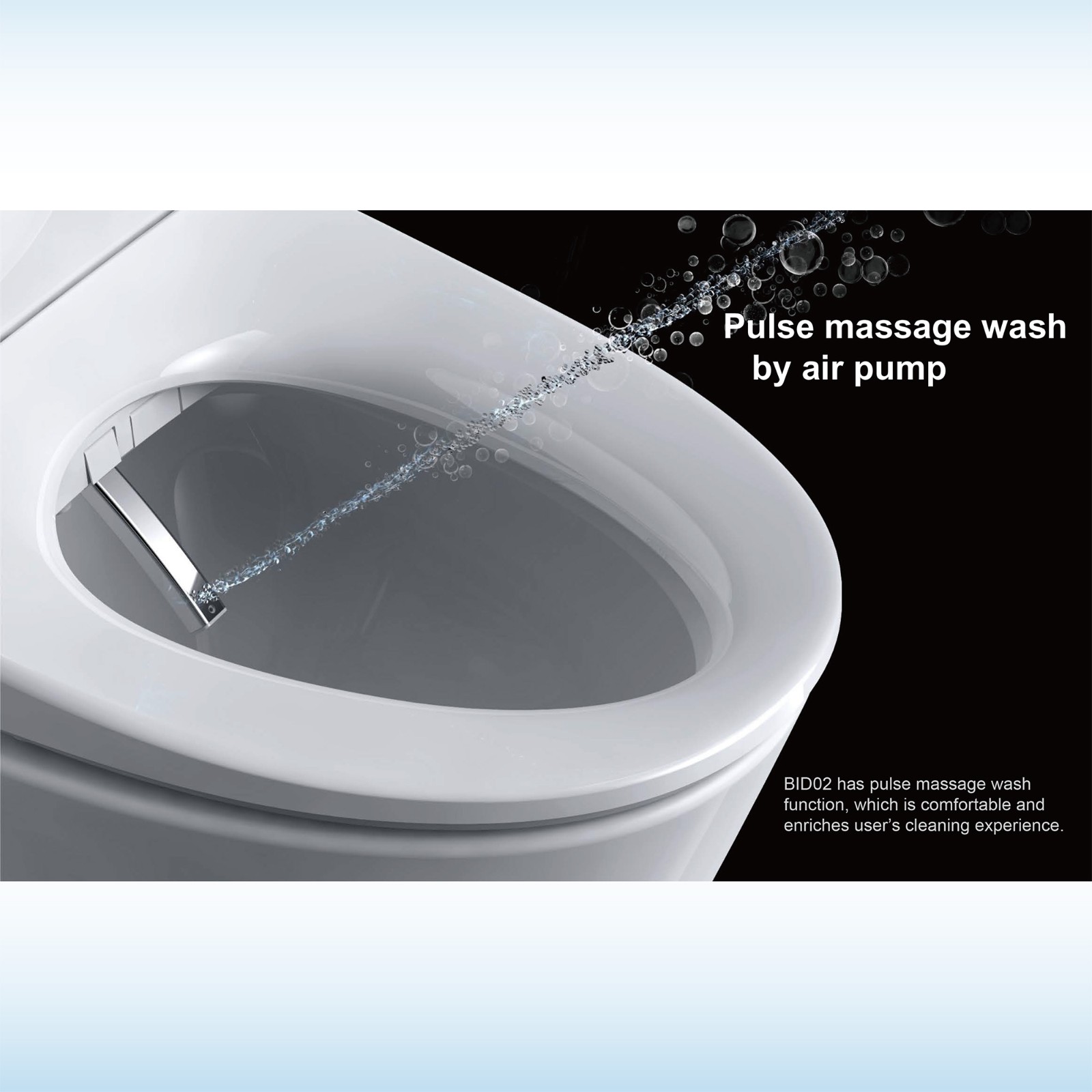  WOODBRIDGE Elongated Smart Bidet Toilet Seat, Electronic Advanced Self Cleaning, SoftClose Lid, Automatic Deodorization, Model: BID 02_9029