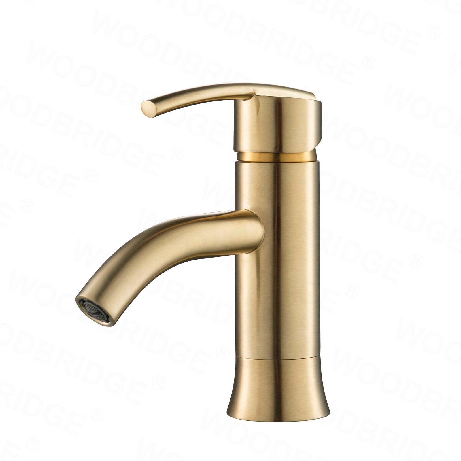  WOODBRIDGE WB201901BG Single Hole Single Handle Lavatory Faucet, Brushed Gold_6363
