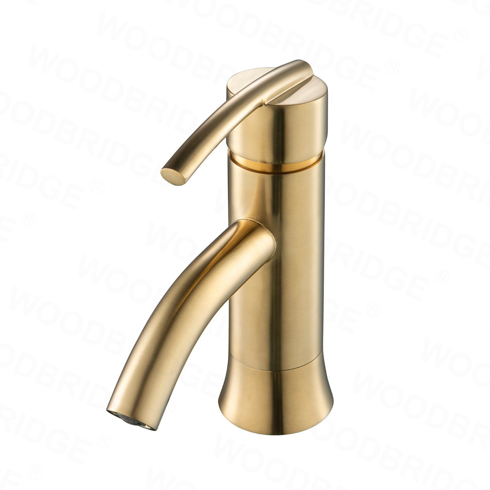 WOODBRIDGE WB201901BG Single Hole Single Handle Lavatory Faucet, Brushed Gold_6365