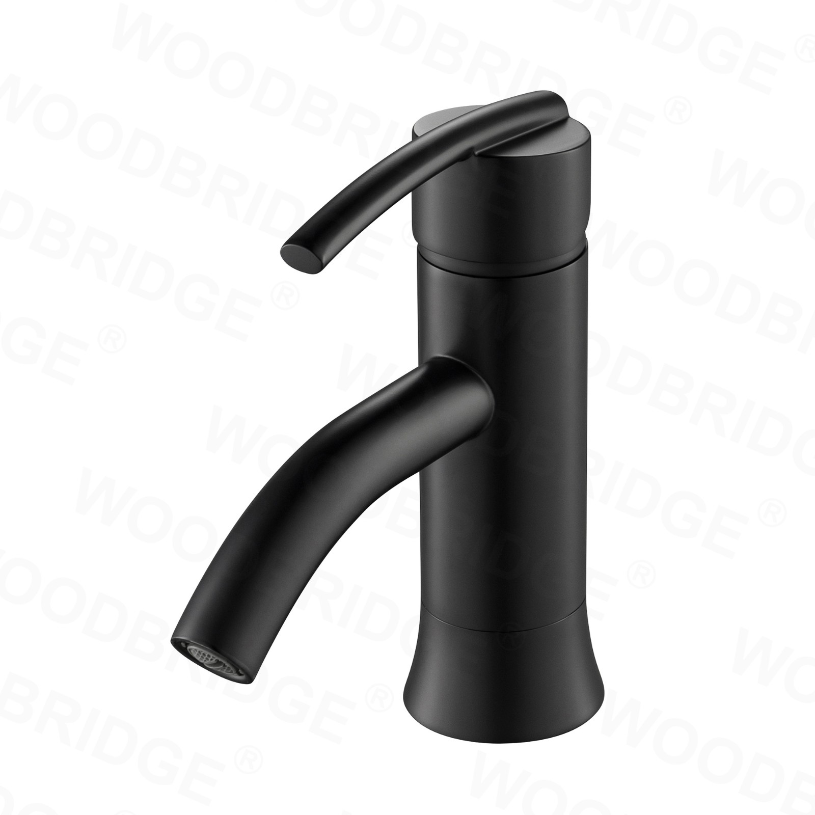  WOODBRIDGE WB201901BL Single Hole Single Handle Lavatory Faucet, Black_6352