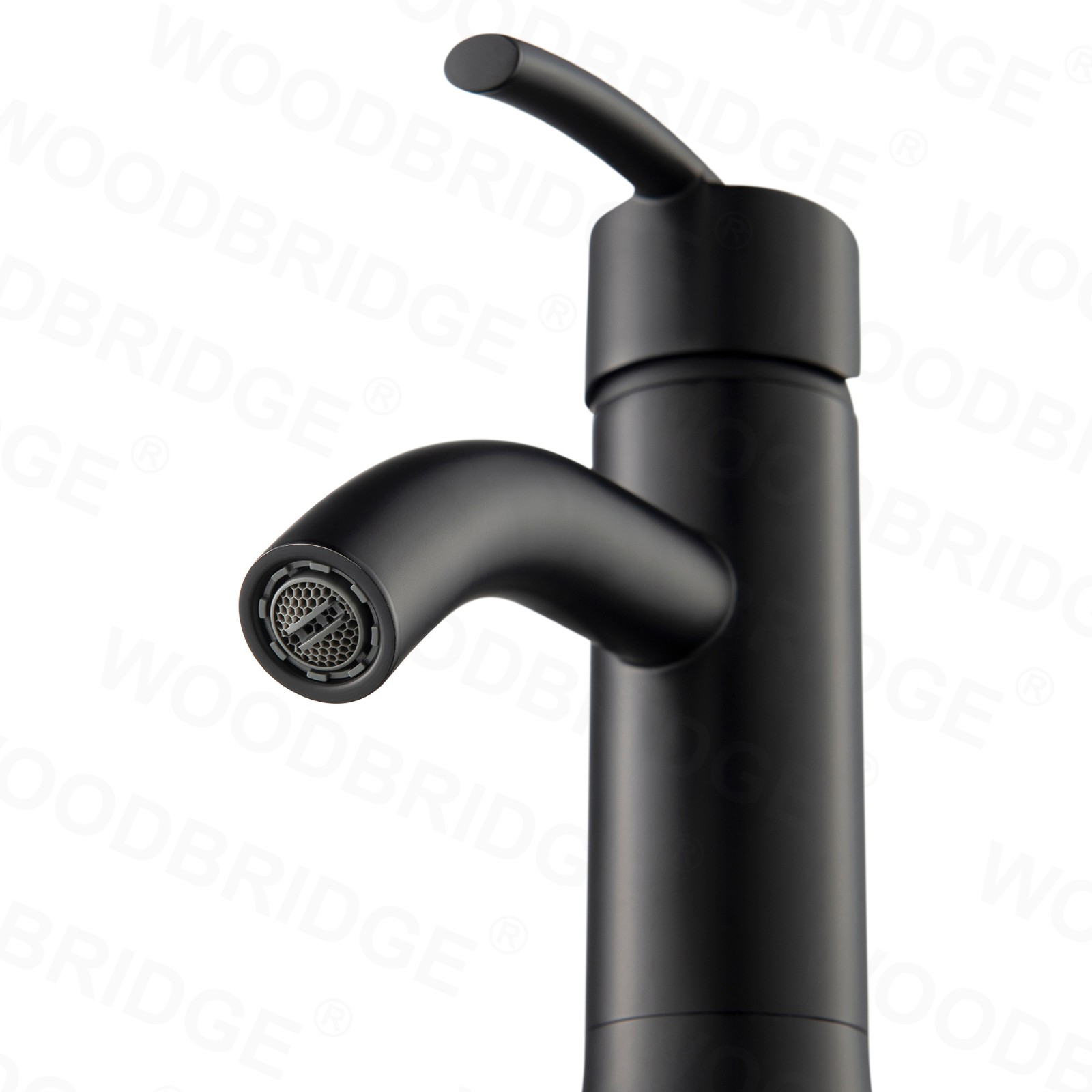  WOODBRIDGE WB201901BL Single Hole Single Handle Lavatory Faucet, Black_6354