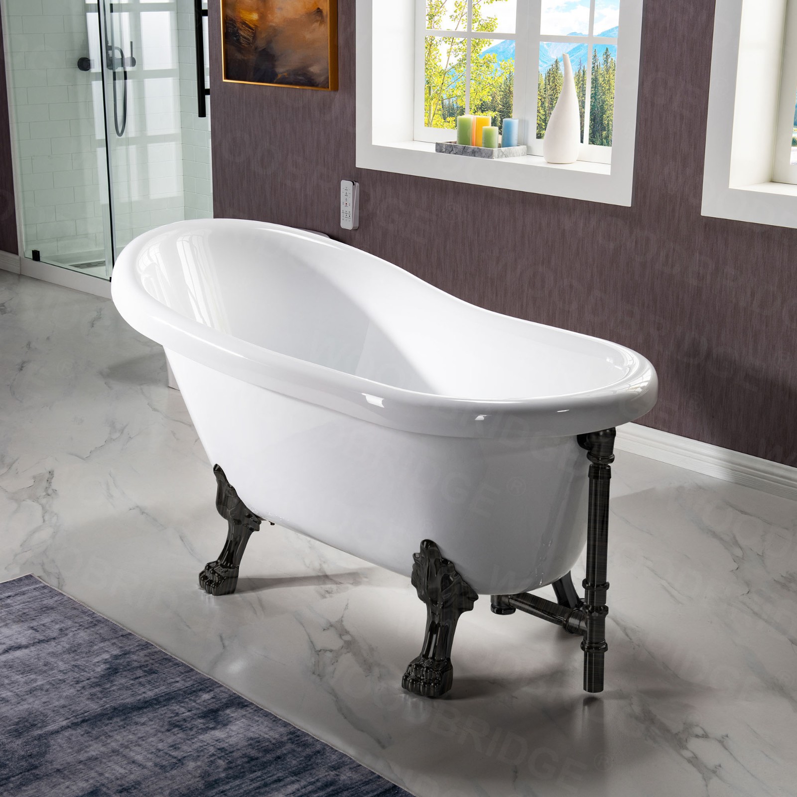 54 clawfoot tub sale packages