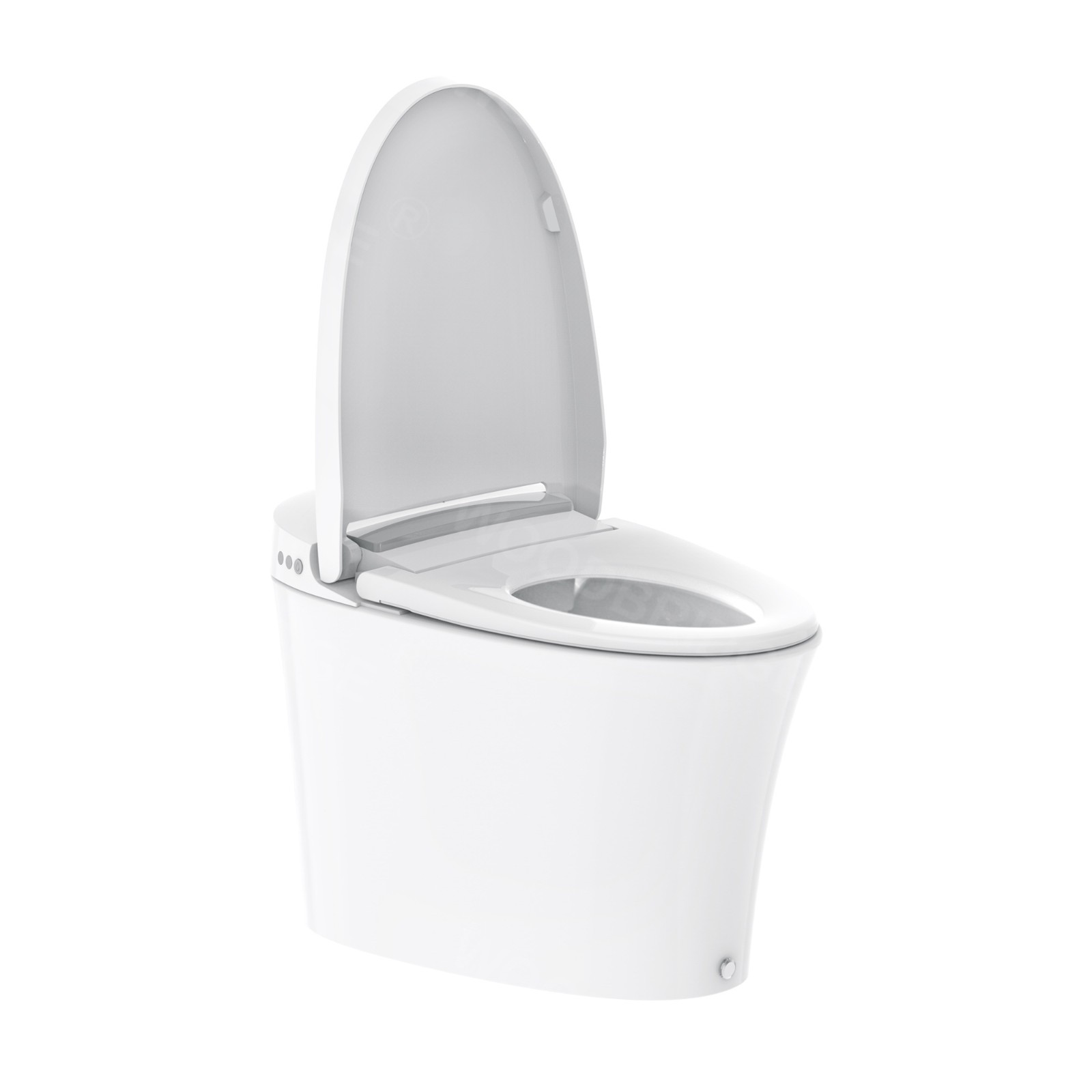  WOODBRIDGE BW5100S One Piece Modern,Slim, Tankless and High Efficiency Toilet with Battery Operated Auto Flushing_5057
