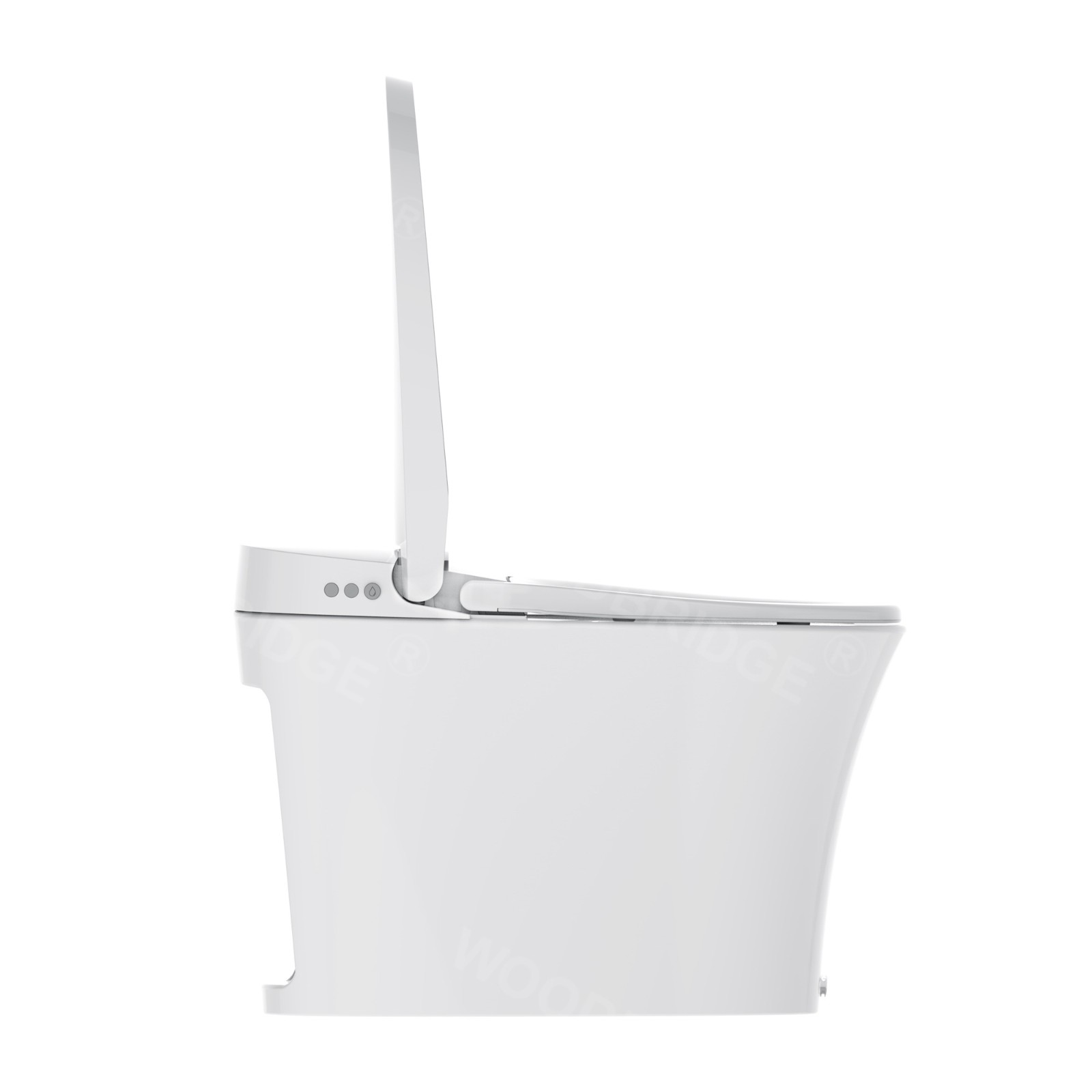  WOODBRIDGE BW5100S One Piece Modern,Slim, Tankless and High Efficiency Toilet with Battery Operated Auto Flushing_5058