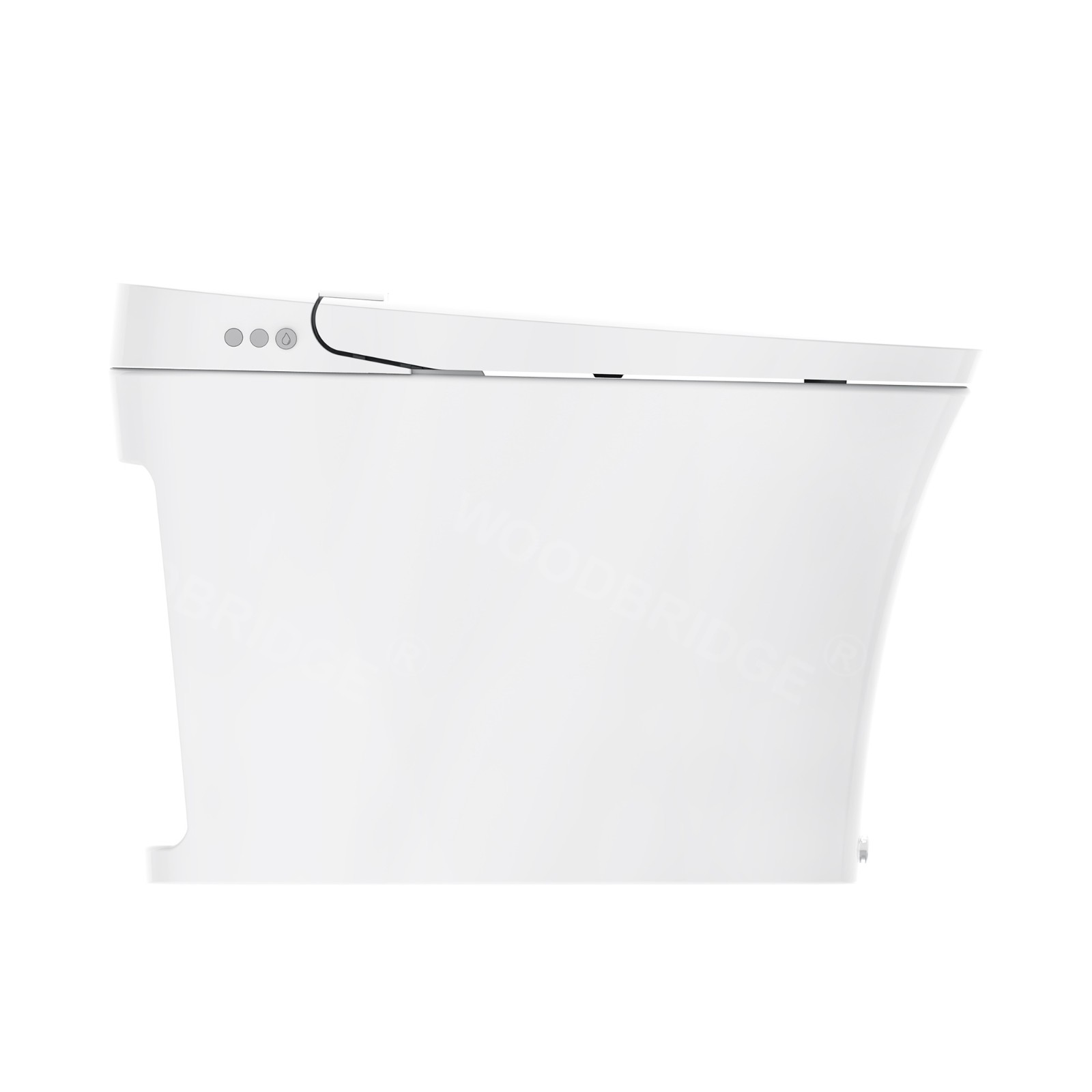  WOODBRIDGE BW5100S One Piece Modern,Slim, Tankless and High Efficiency Toilet with Battery Operated Auto Flushing_5059