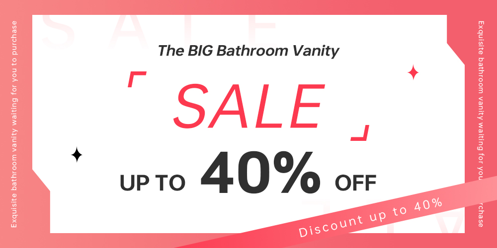 The BIG Bathroom Vanity  Sale