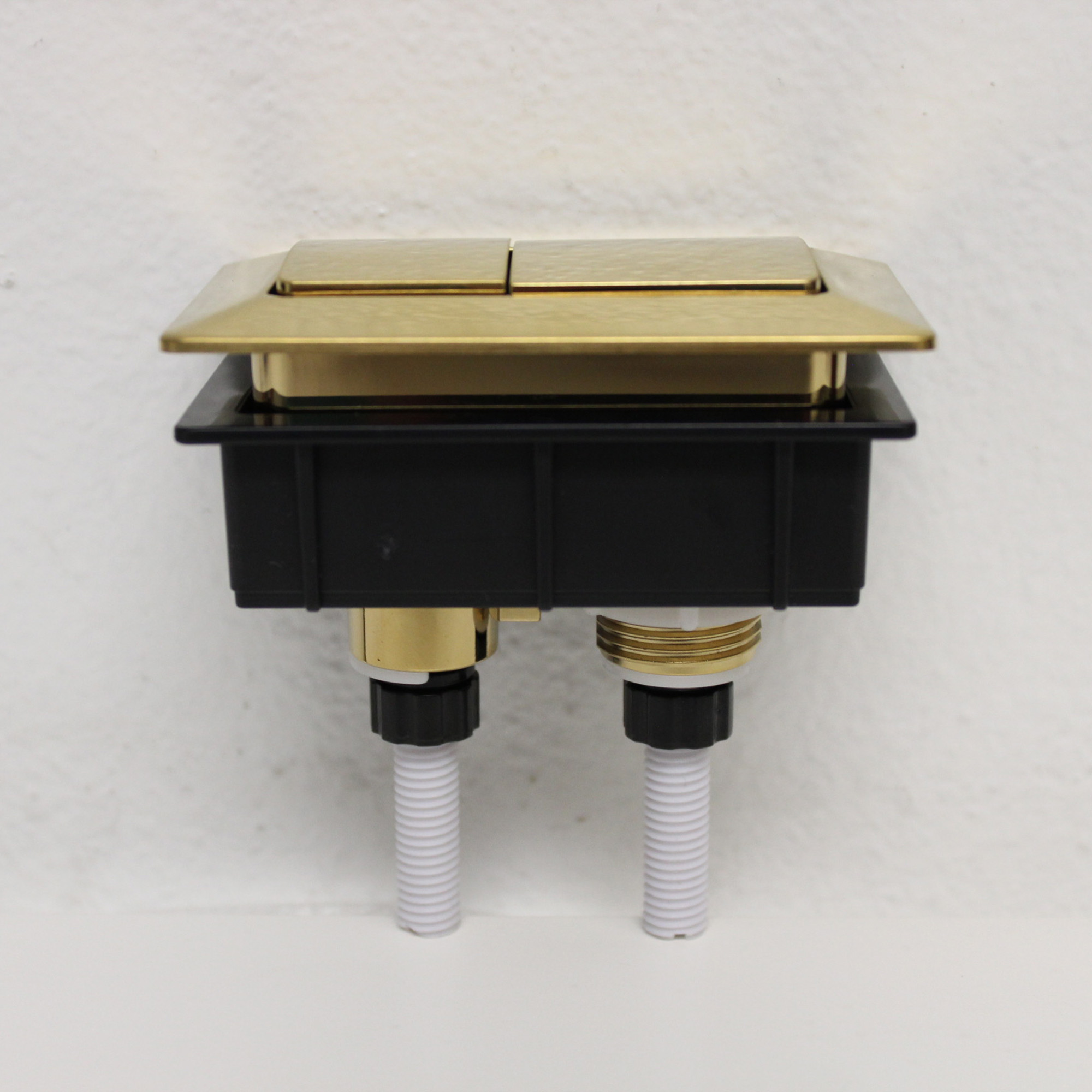 Toilet Flush Button in Brushed Gold