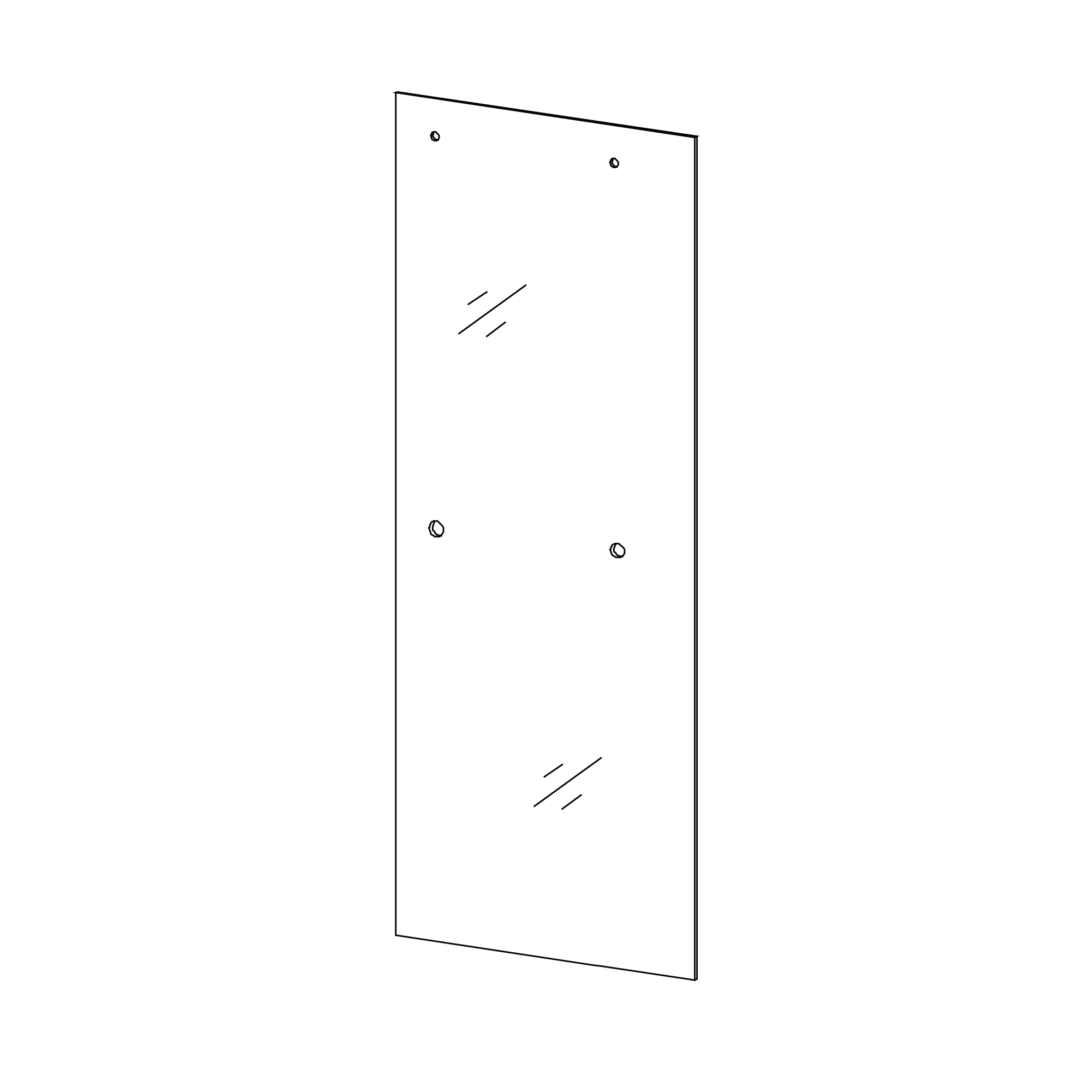 ASD4876-Outside Glass Door