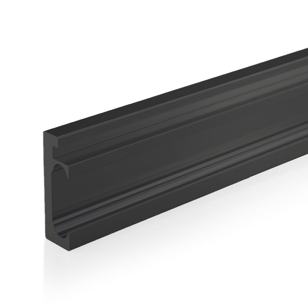 ASD4876-Matte Black Aluminum Header Bar