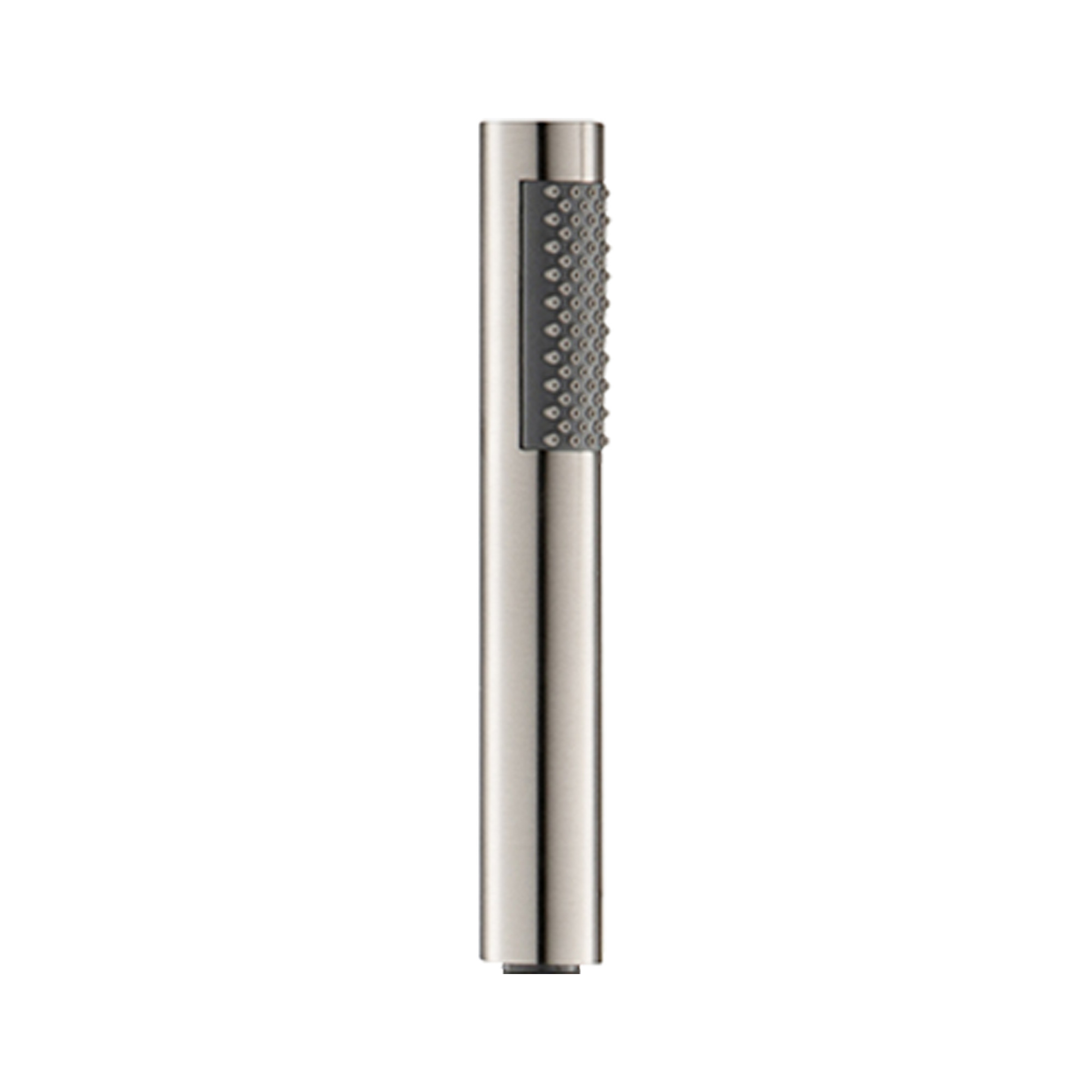  Brushed Nickel Round Cylinder Handheld Shower_14284