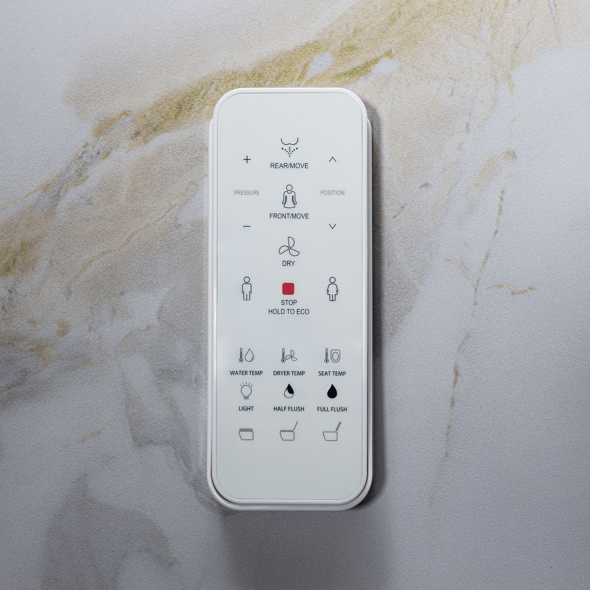  WOODBRIDGE EBT700 One Piece Elongated Smart Toilet Bidet, Auto Open & Close, Auto Flush, Foot Sensor Operation, Heated Seat with Integrated Multi Function Remote Control in White _14206