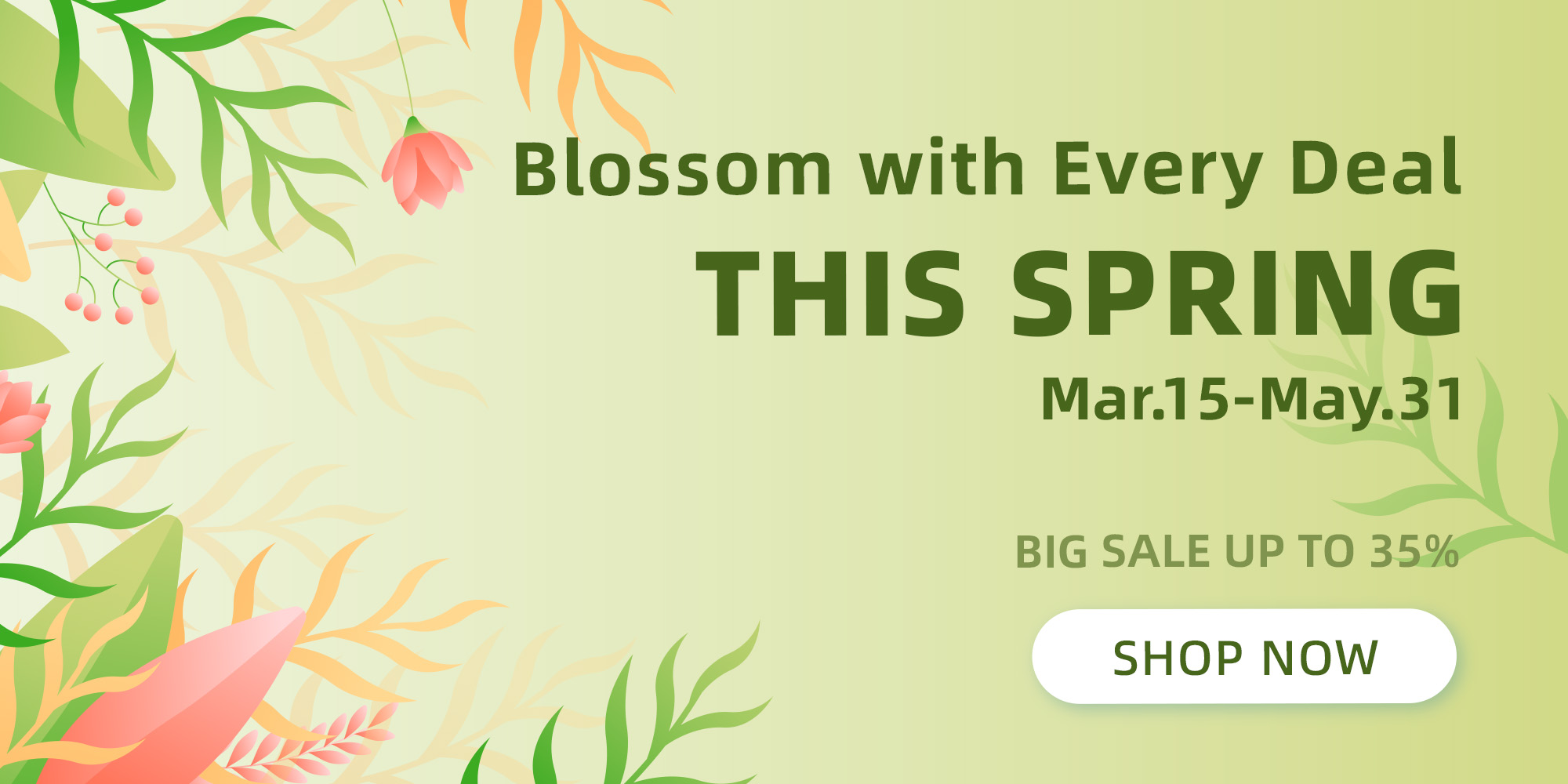 Blossom with every Deal this spring