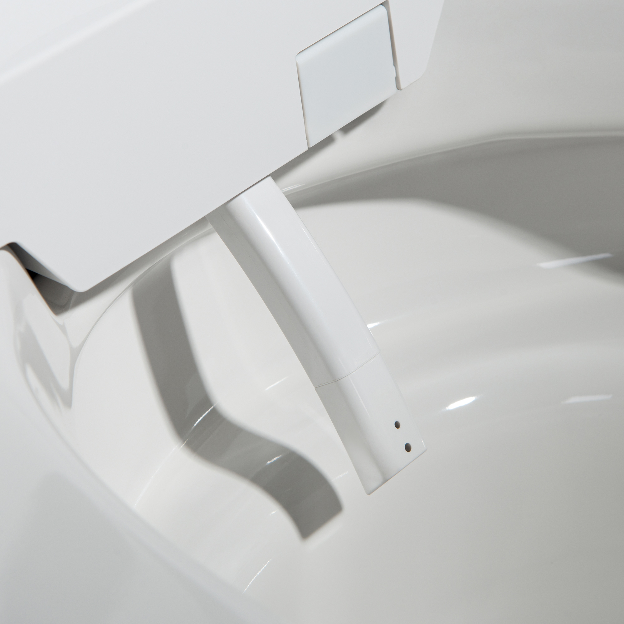  WOODBRIDGE Intelligent Smart Bidet Toilet, Auto Open & Close, Auto Quiet Flush, Backup Mechanical Flush, and Advanced Deodorization, White, B0980S_18481