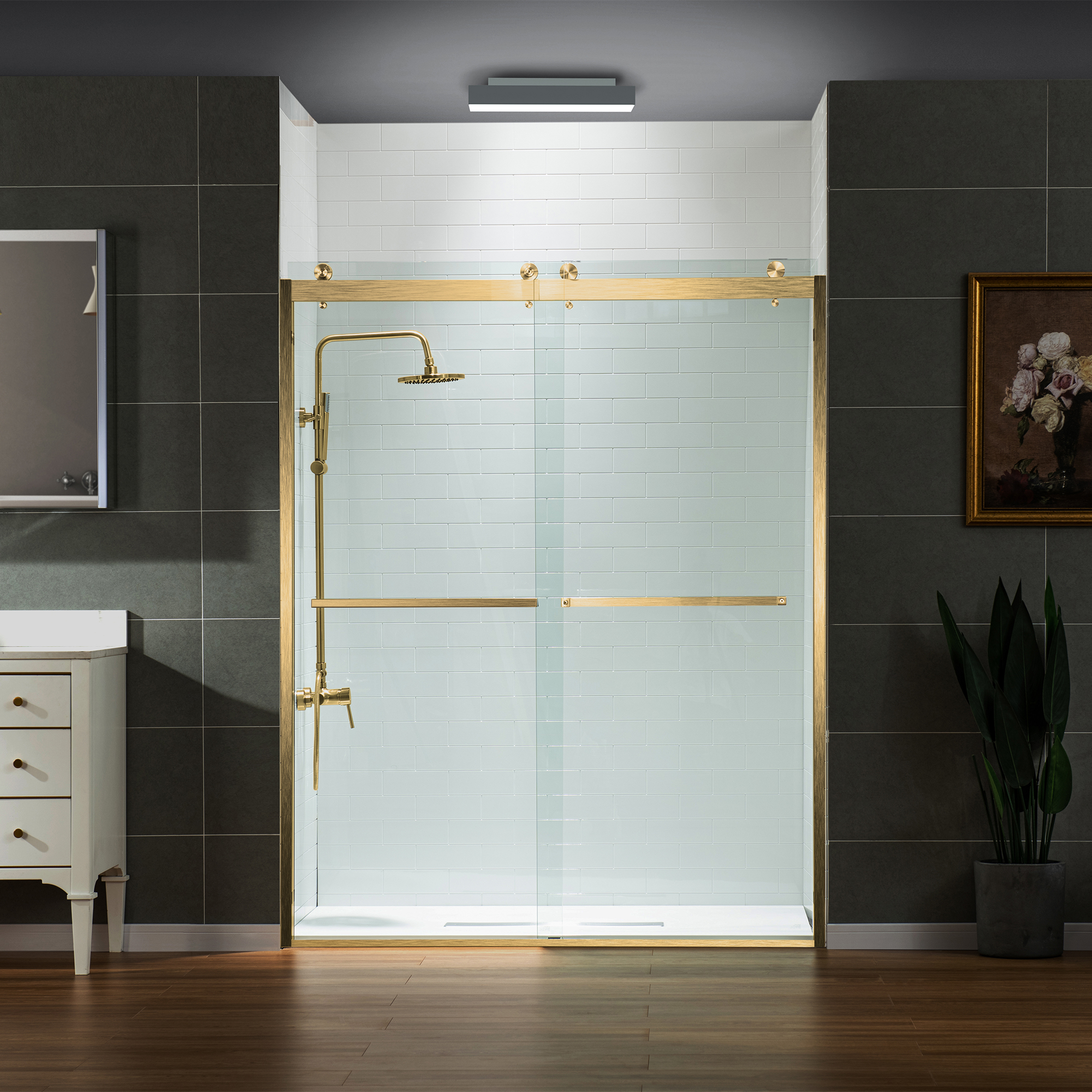 WOODBRIDGE Frameless Shower Doors 56-60