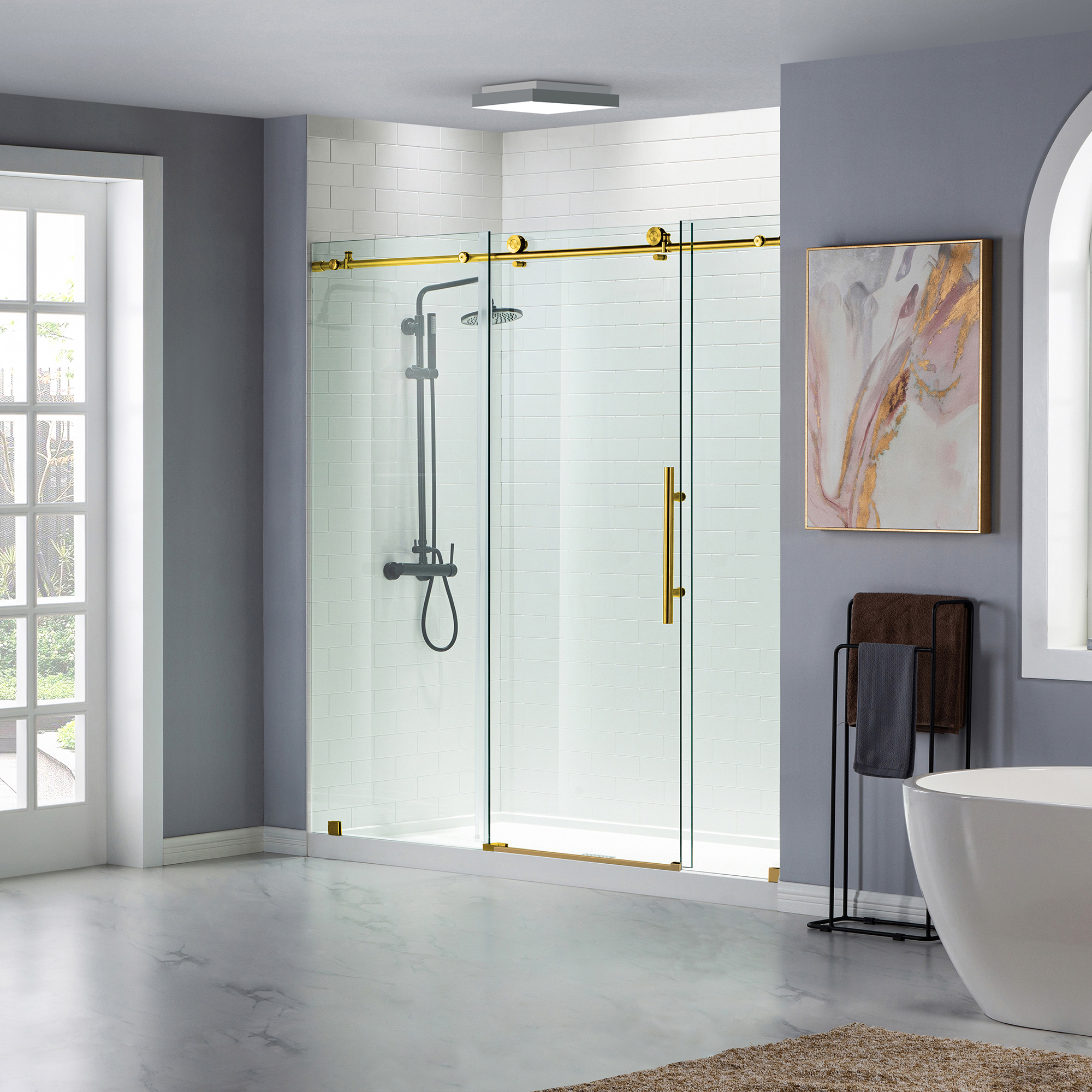 WOODBRIDGE Frameless Shower Doors 68-72