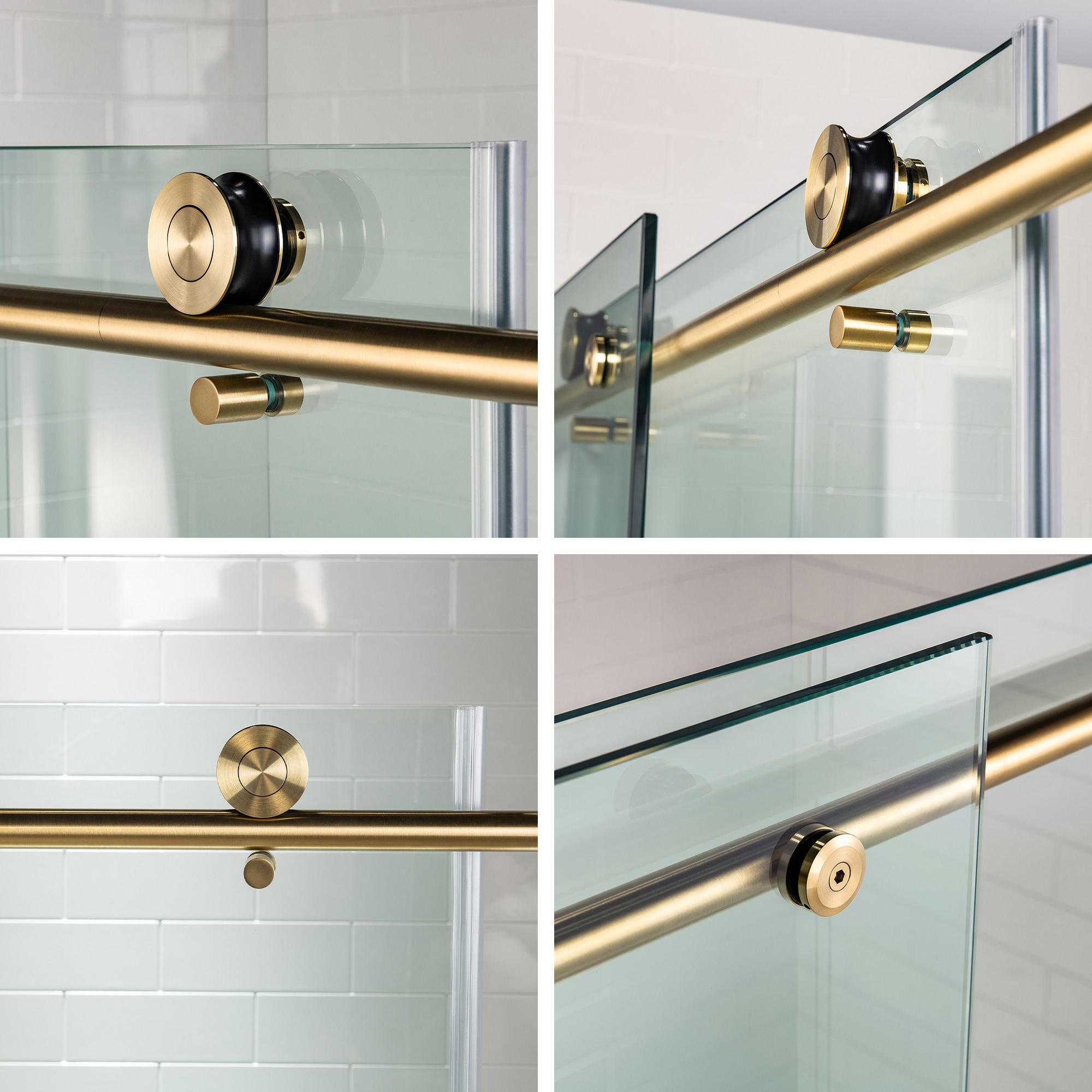  WOODBRIDGE Frameless Shower Doors 68-72