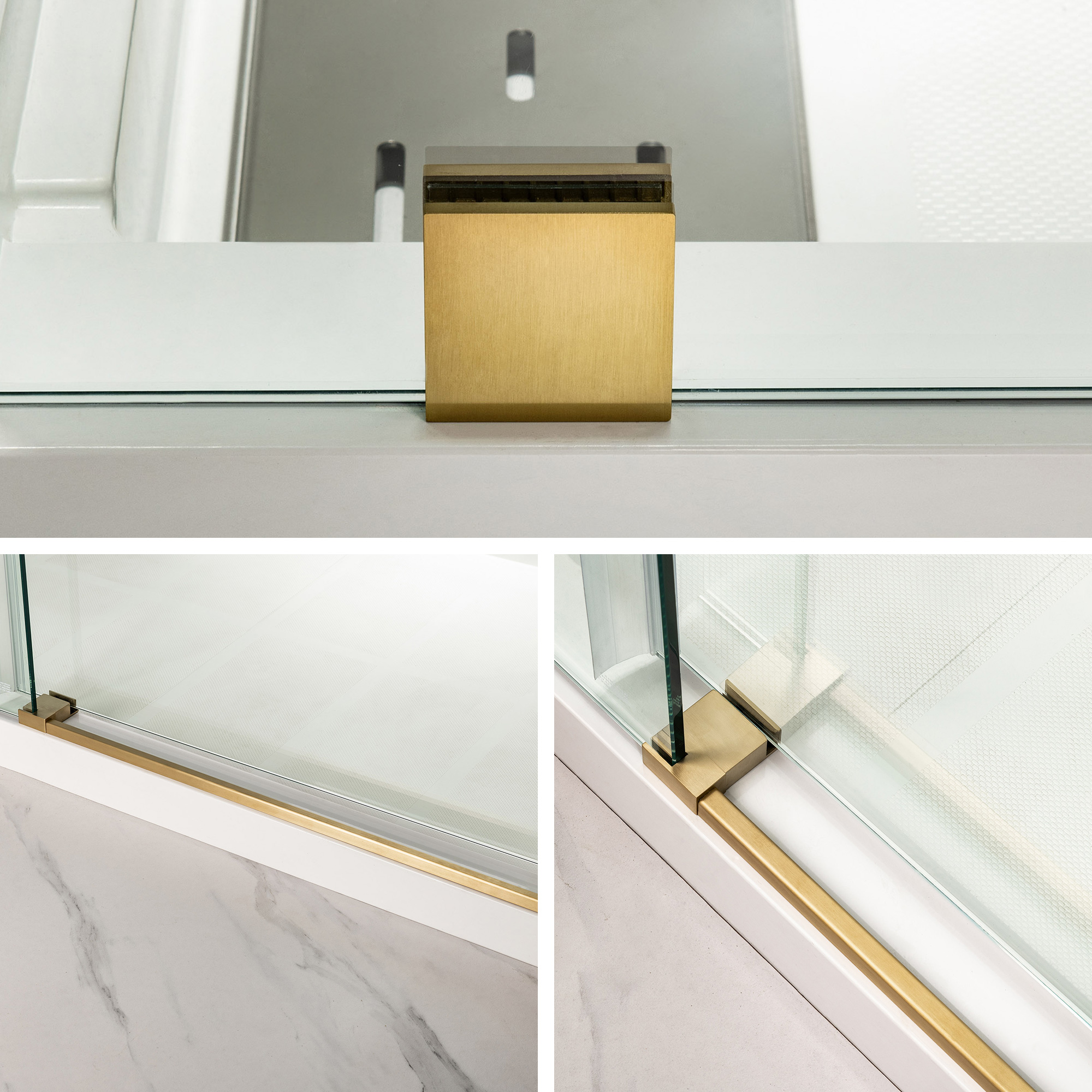  WOODBRIDGE Frameless Shower Doors 68-72
