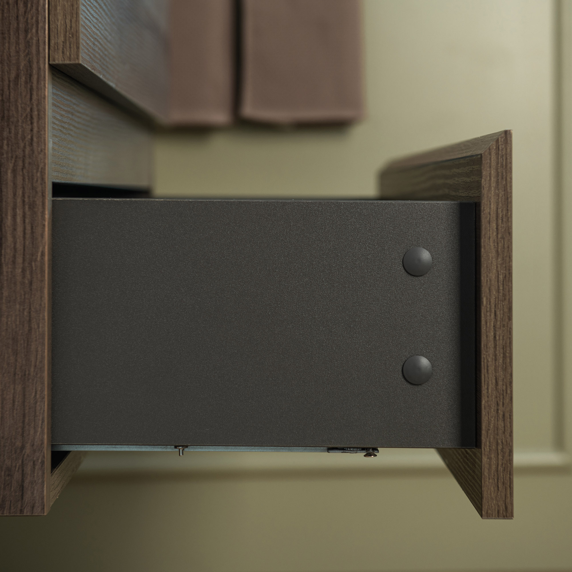  WOODBRIDGE 35-3/8 in. W x 19-5/8 in. D Wall Mounted Floating Vanity in Grey Oak with Resin Composite Vanity Top in Glossy White_24789