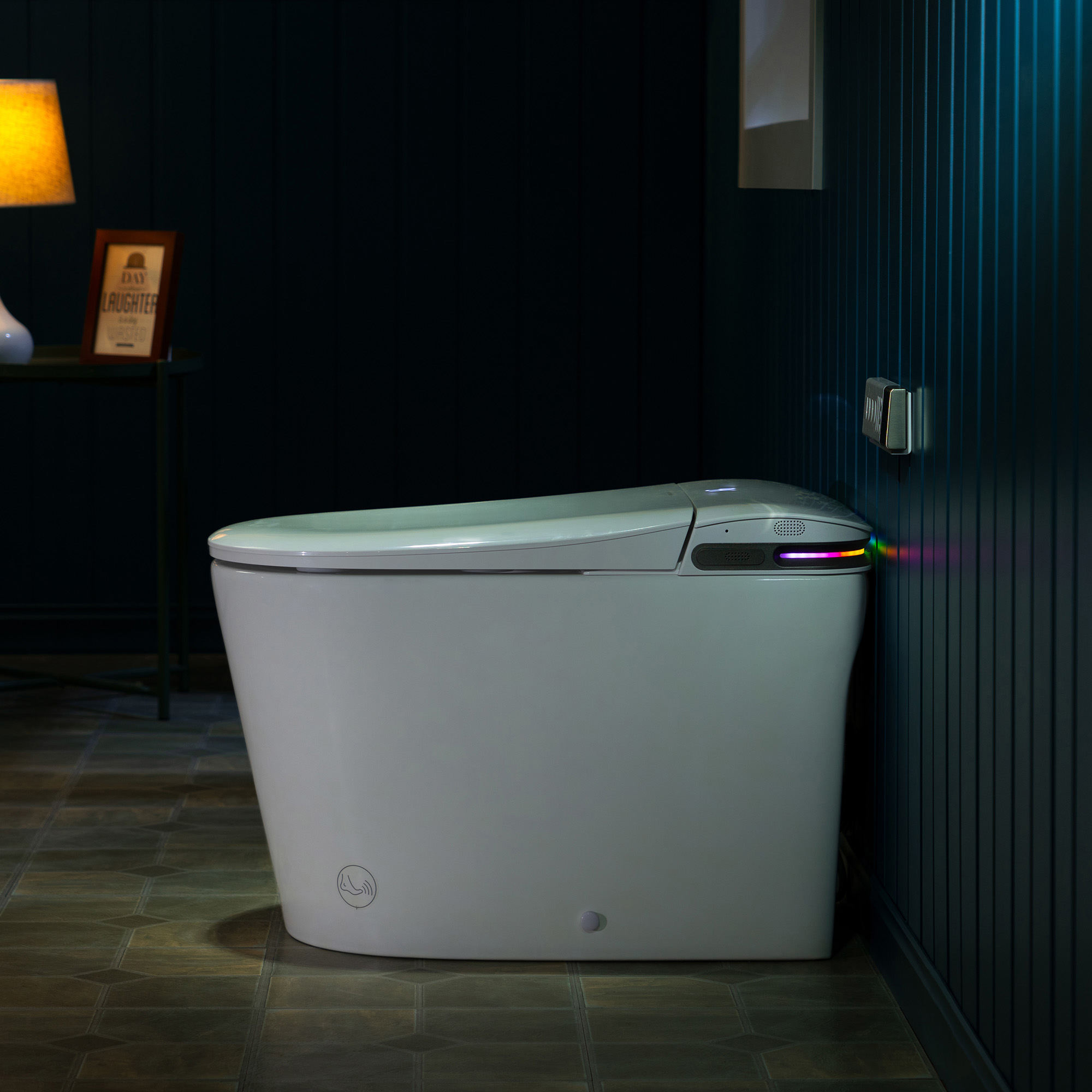  WOODBRIDGE GT071 Smart Toilet with Auto Open/Close Lid, Foot Sensor, Zero Pressure System, Fragrance System, UV Self-Cleaning Nozzle & Multi-Function Wash & Warm Air Dry – Perfect for Low Water Pressure Homes & Enhanced Hygiene_25502