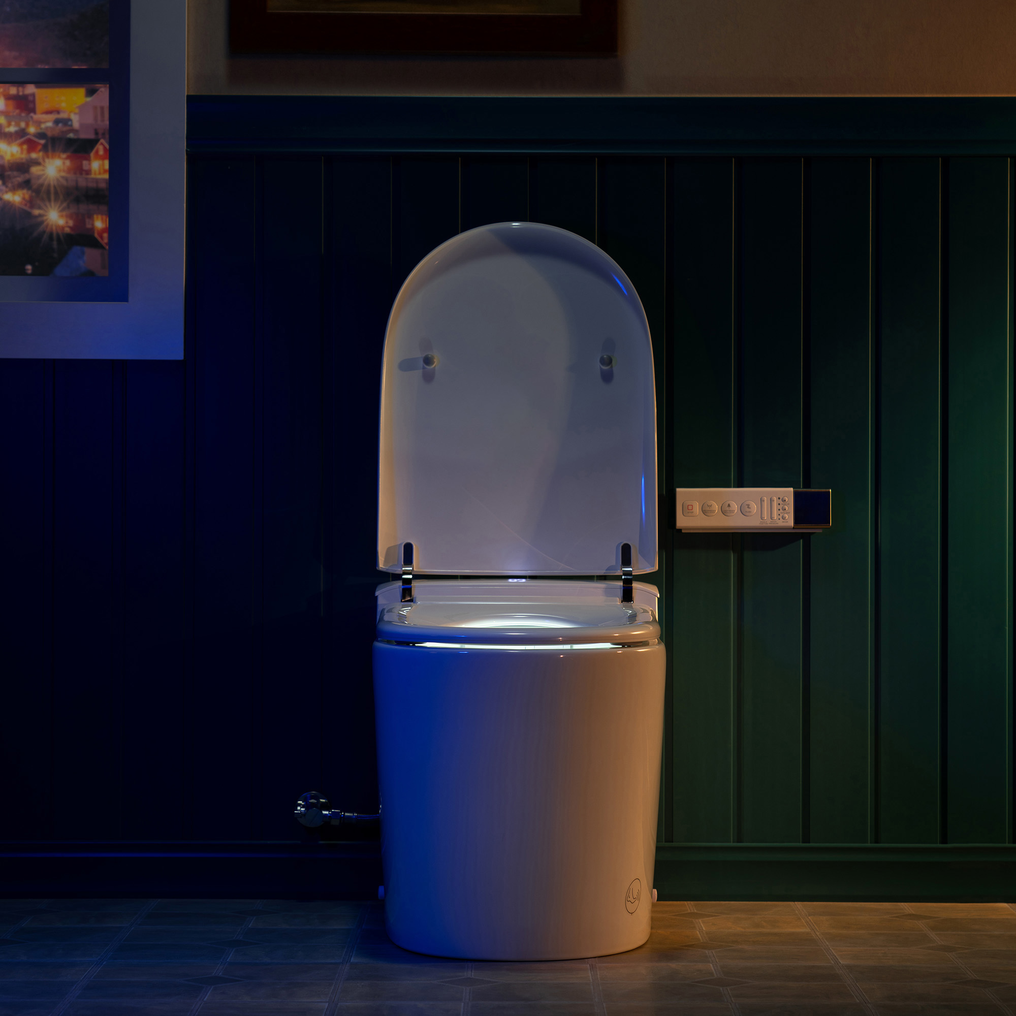  WOODBRIDGE GT071 Smart Toilet with Auto Open/Close Lid, Foot Sensor, Zero Pressure System, Fragrance System, UV Self-Cleaning Nozzle & Multi-Function Wash & Warm Air Dry – Perfect for Low Water Pressure Homes & Enhanced Hygiene_25510