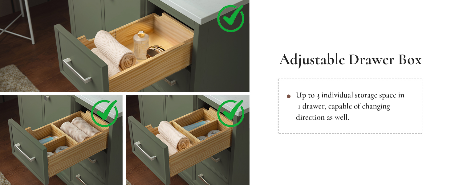 Adjustable Drawer Box