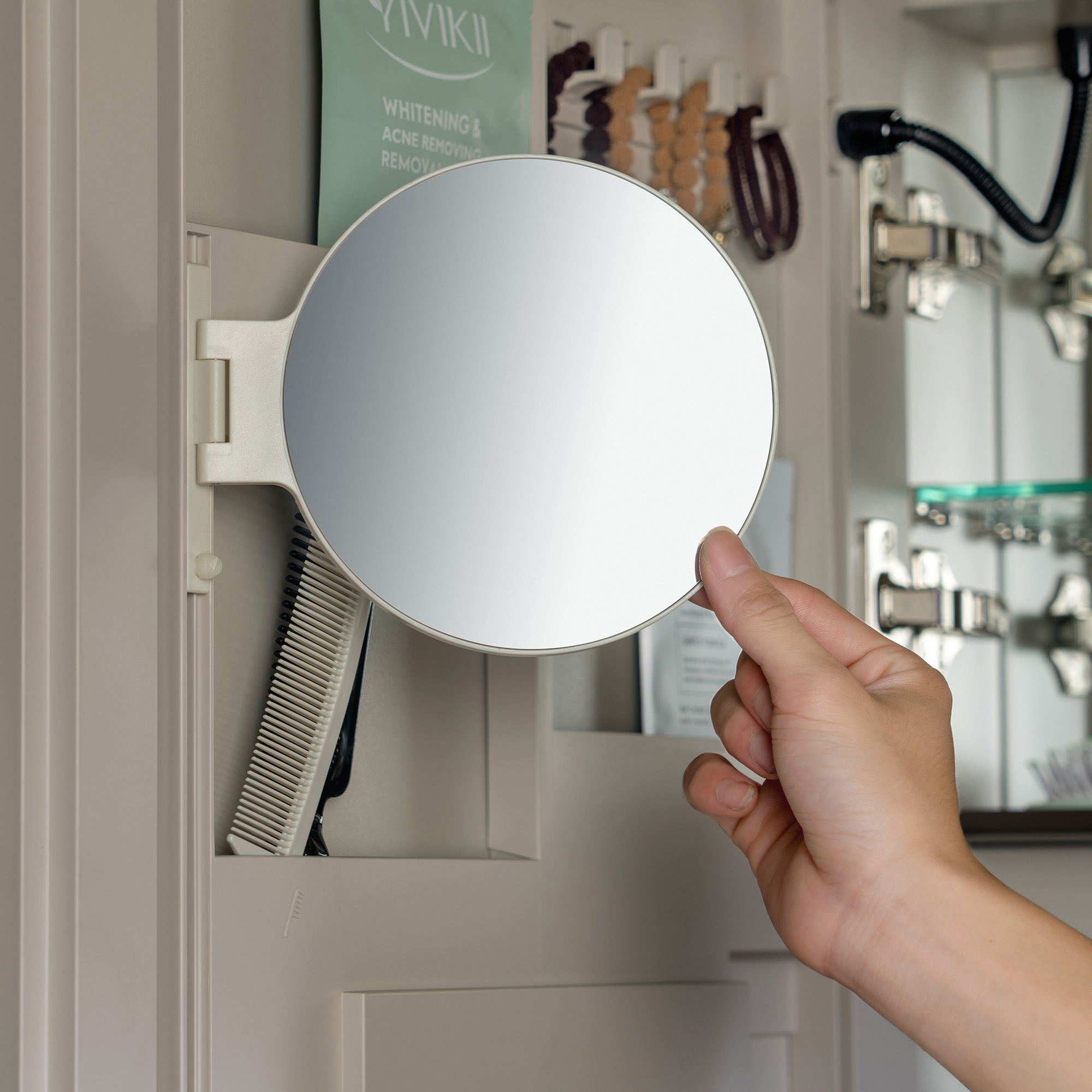  WOODBRIDGE Modern Rectangular Medicine Cabinet with Rounded Corners (36.5” W x 27.5” H) – Smart Storage, Anti-Fog Mirror, LED Lighting, Medium-Sized, RC3628-IV_25764