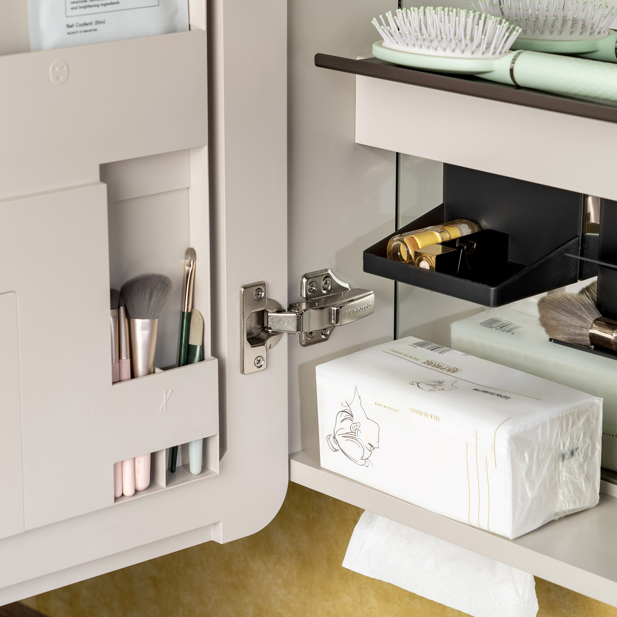  WOODBRIDGE Modern Rectangular Medicine Cabinet with Rounded Corners (36.5” W x 27.5” H) – Smart Storage, Anti-Fog Mirror, LED Lighting, Medium-Sized, RC3628-IV_25765