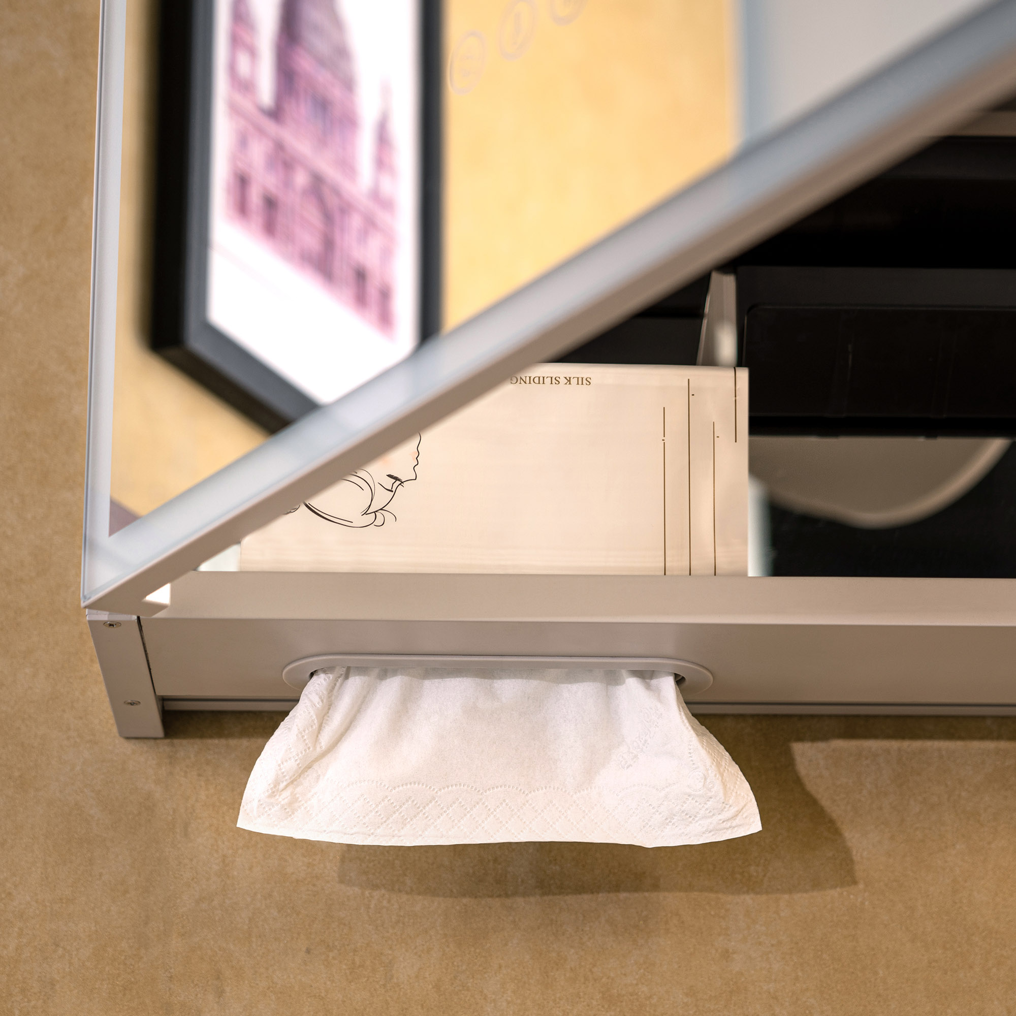  WOODBRIDGE Modern Rectangle 29.5” W x 27.75” H Smart Storage Medicine Cabinet with Anti-Fog Mirror, LED Lighting, and Medium-Sized Design, M3028-IV_25815