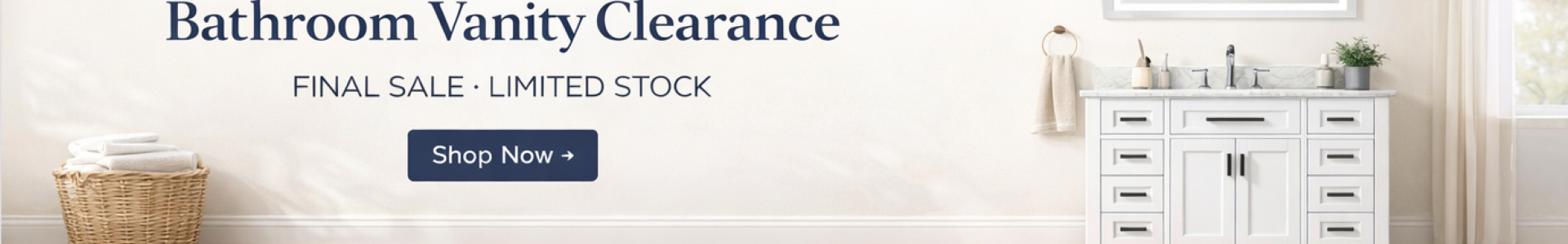 Bathroom Vanity Clearance