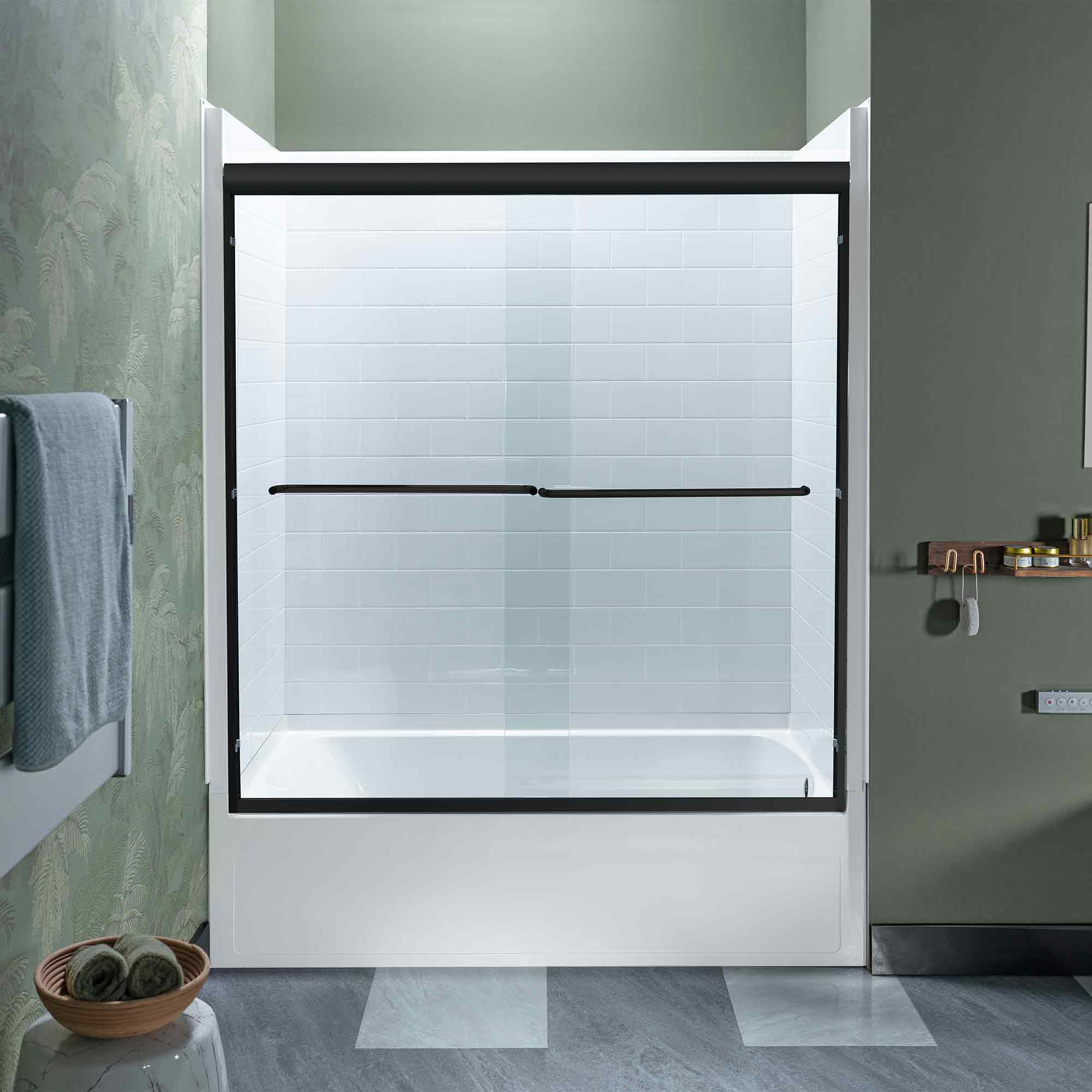 WOODBRIDGE Double Sliding Tub Door 56-60