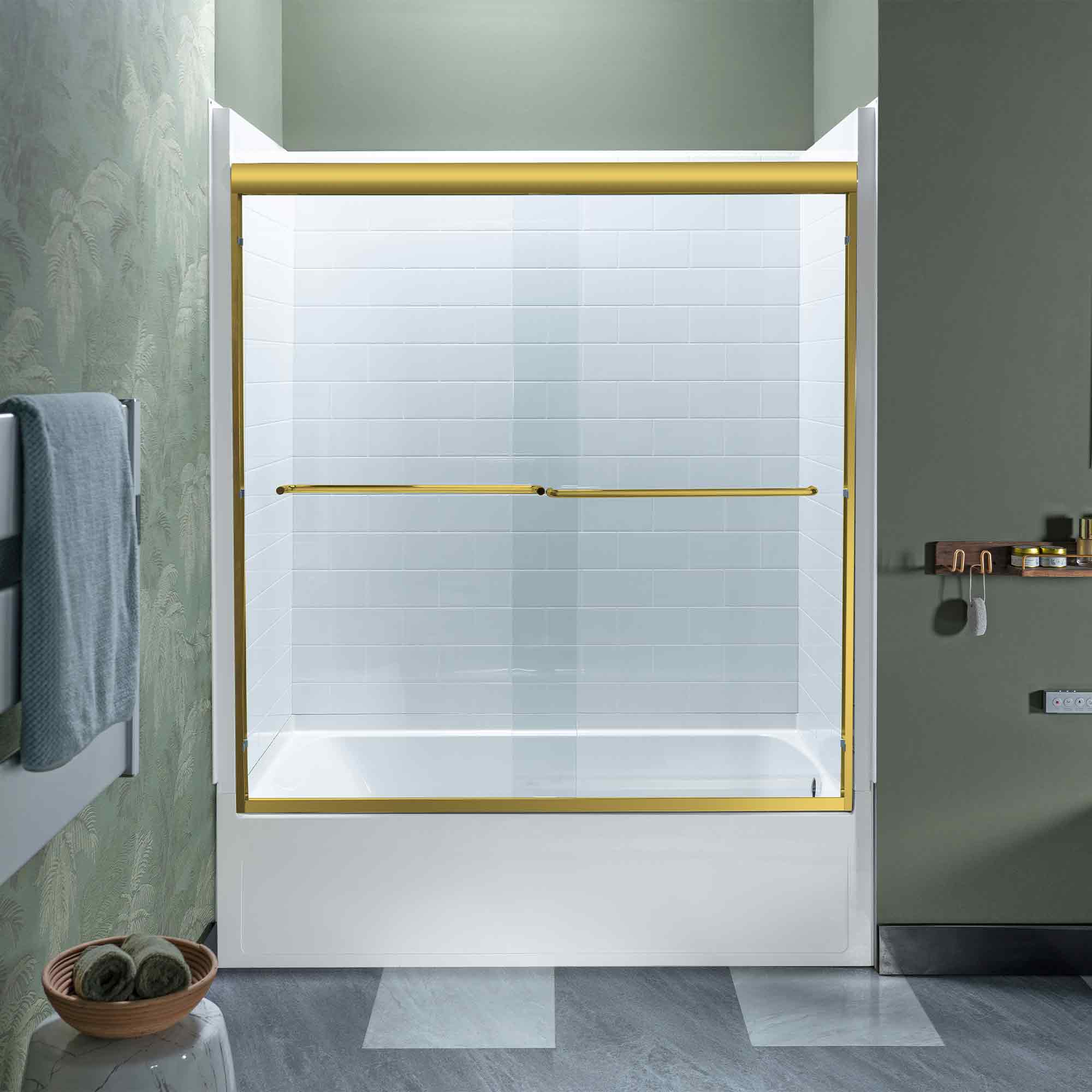 WOODBRIDGE Double Sliding Tub Door 56-60