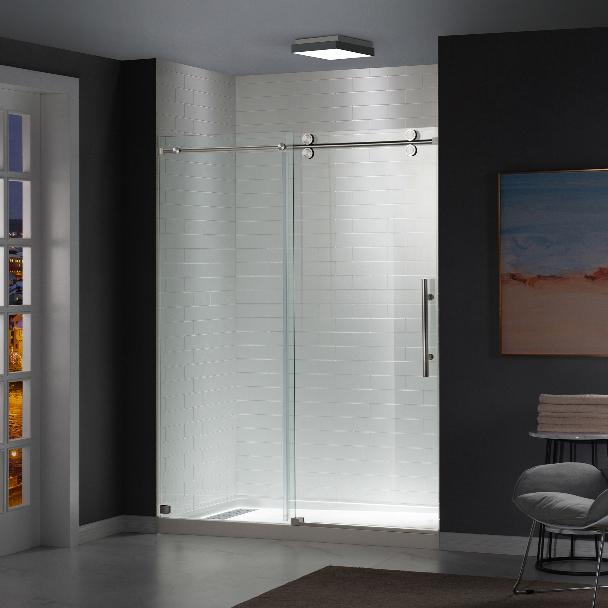 WOODBRIDGE Frameless Shower Doors 66-72