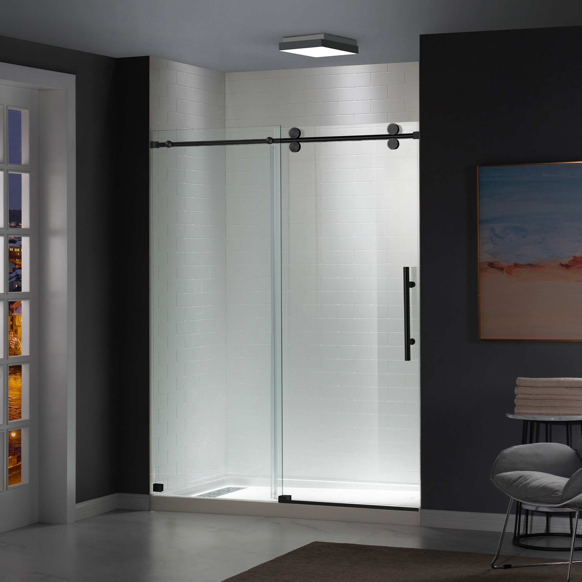 WOODBRIDGE Frameless Shower Doors 66-72