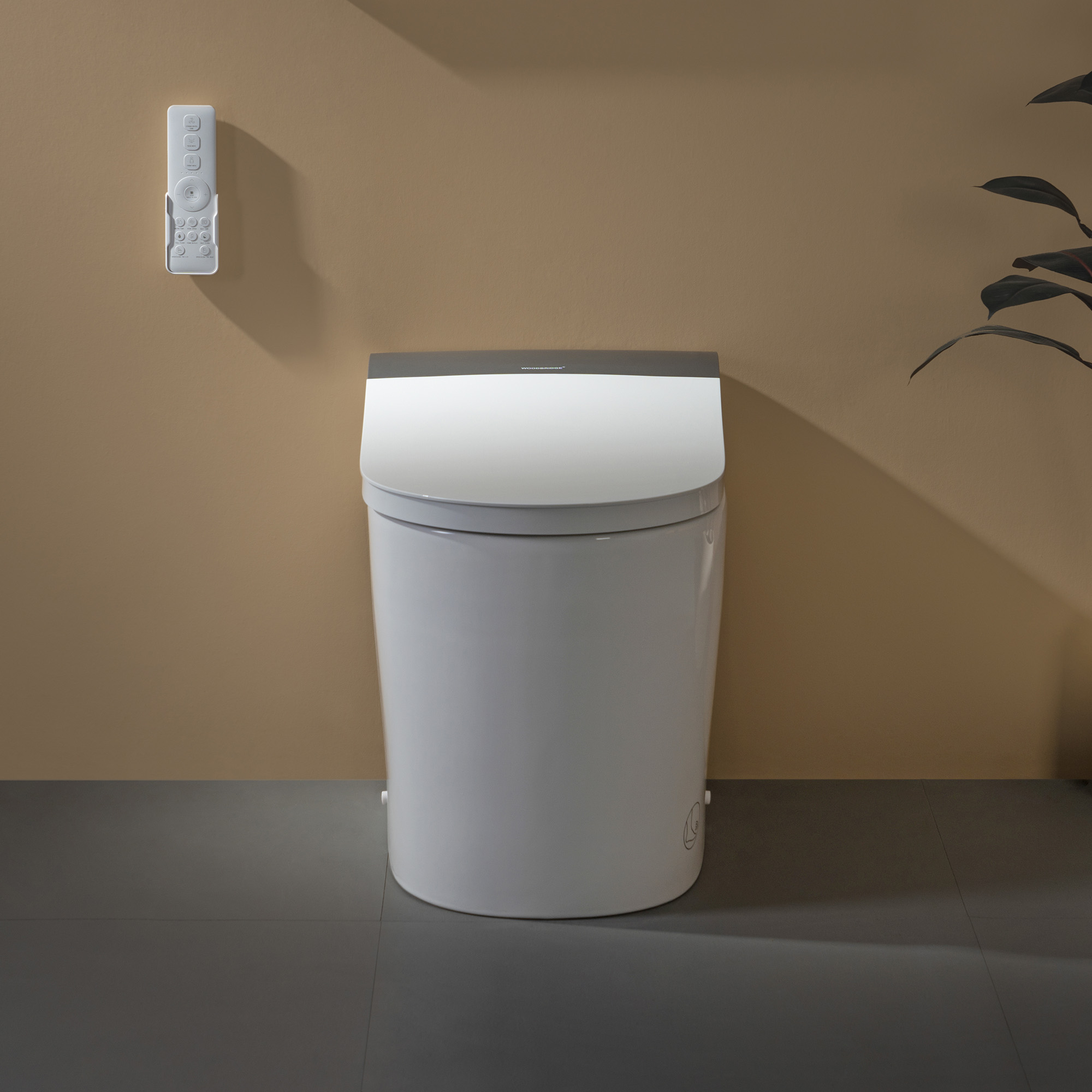 WOODBRIDGE Smart Toilet with 1000g MaP Flush Score, Foam Shield, Moving Dryer, Blackout Flush, ADA Comfort Height, Auto Open & Close, Heated Seat, EBT510