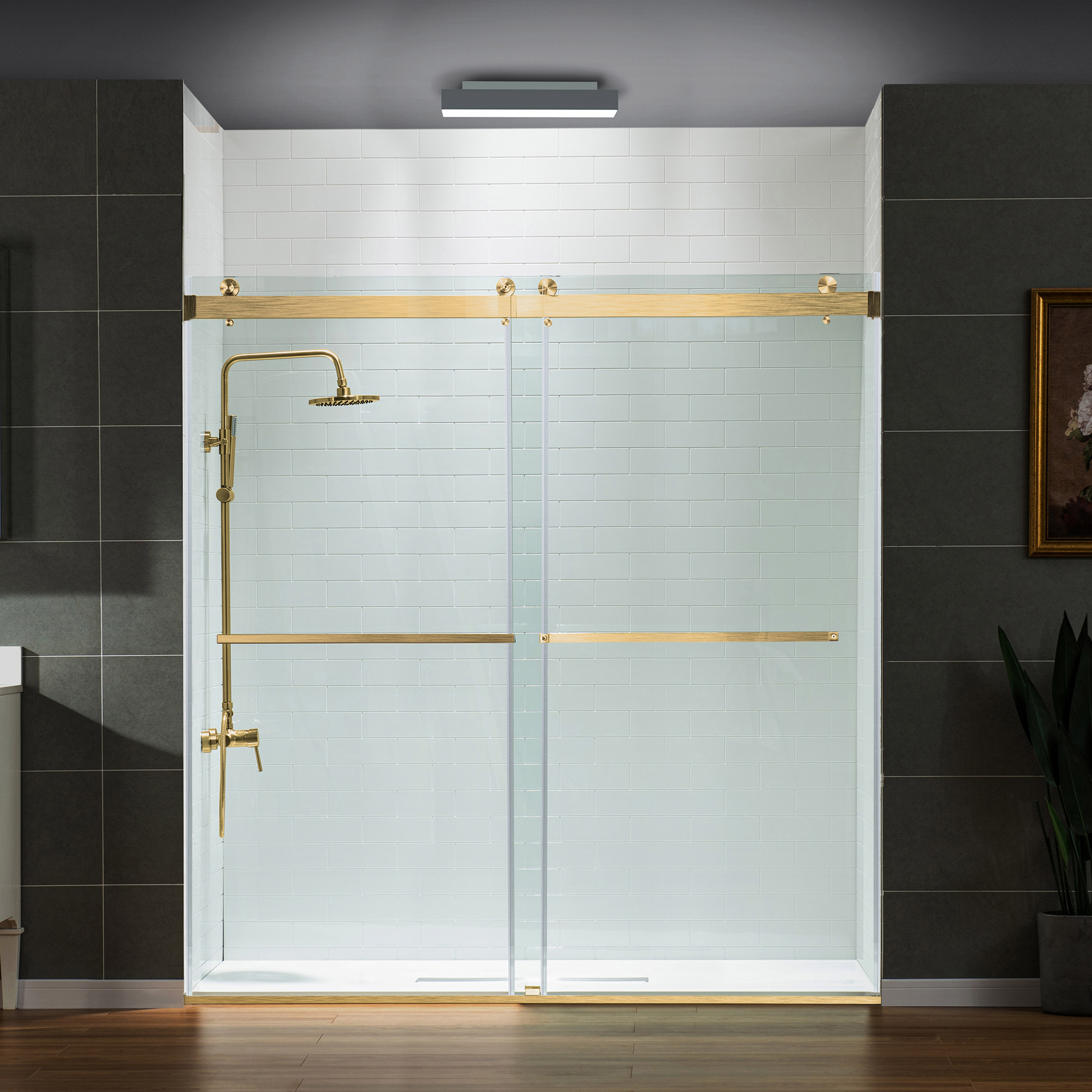 WOODBRIDGE Frameless Tub Doors 66-72